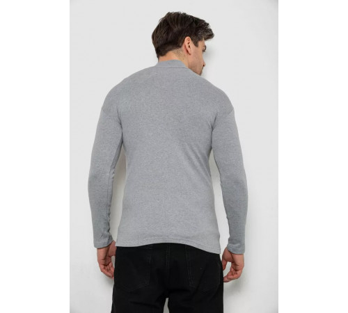 Гольф мужской на флисе, цвет светло-серый, 238R338-1.