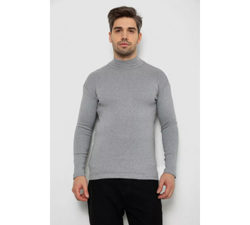 Гольф мужской на флисе, цвет светло-серый, 238R338-1.