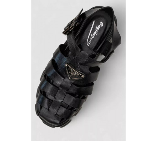 Босоножки женские, цвет черный, 243R9207