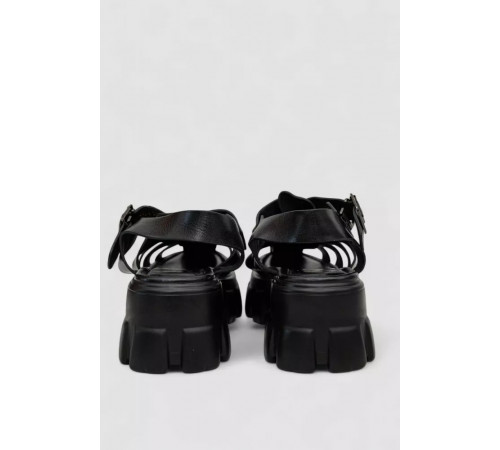 Босоножки женские, цвет черный, 243R9207