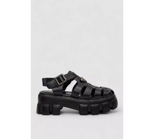 Босоножки женские, цвет черный, 243R9207