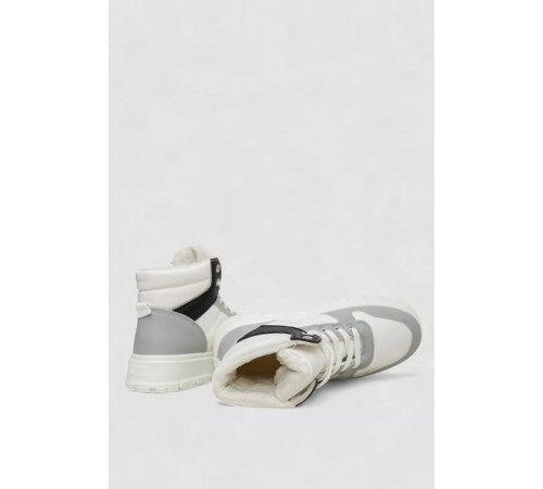 Кросівки жіночі зимові на хутрі, колір біло-сірий, 248RMB03-86