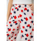 Штани жіночі вільного крою, колір молочно-червоний, 119R350-3