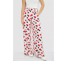 Брюки женские свободного кроя, цвет молочно-красный, 119R350-3.