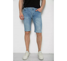 Шорты мужские джинсовые, цвет голубой, 238R2012