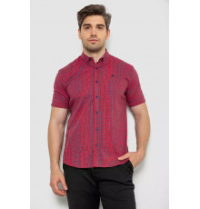 Рубашка мужская стрейчевая, цвет красный, 214R2445-5