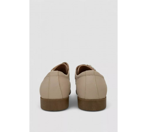 Туфли мужские с перфорацией, цвет темно-бежевый, 243RC1592.