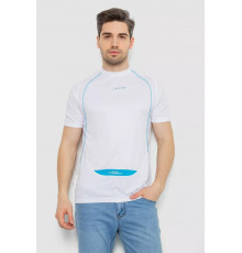 Футболка чоловіча з принтом, колір білий, 244R0508