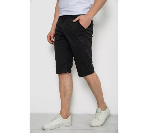 Шорты мужские, цвет черный, 244RLS24-0177