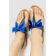 Босоножки женские, цвет синий, 214RF25
