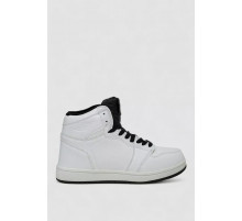 Кроссовки мужские зимние на меху, цвет бело-черный, 248RH1010-24