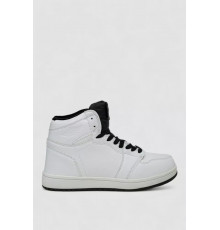 Кросівки чоловічі зимові на хутрі, колір біло-чорний, 248RH1010-24