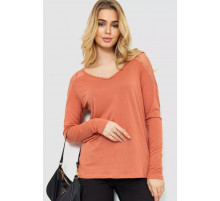 Кофта женская, цвет темно-коралловый, 244R034