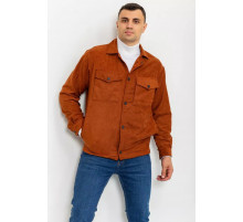 Ветровка мужская на кнопках, цвет коричневый, 131R3022-1.