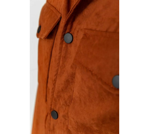 Ветровка мужская на кнопках, цвет коричневый, 131R3022-1.