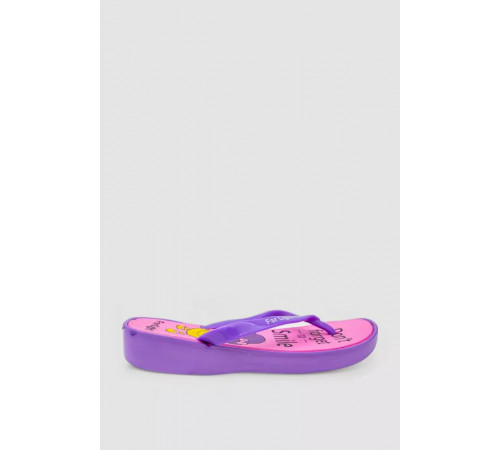 Вьетнамки детские для девочек, цвет сиреневый, 243R8423C-6