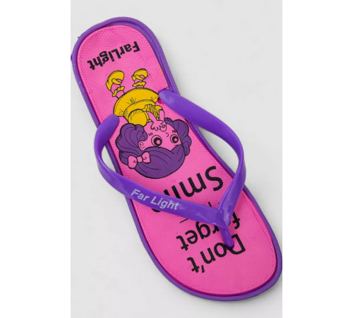 Вьетнамки детские для девочек, цвет сиреневый, 243R8423C-6