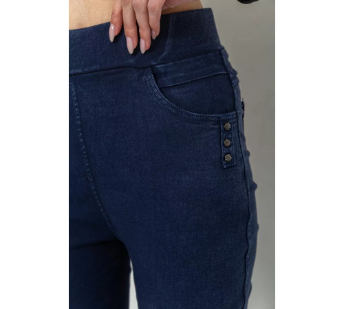 Легінси стрейч, колір темно-синій, 244R8270