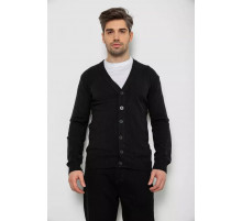 Кофта чоловіча на ґудзиках, колір чорний, 238R18004