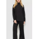 Костюм жіночий в рубчик, колір чорний, 241R164