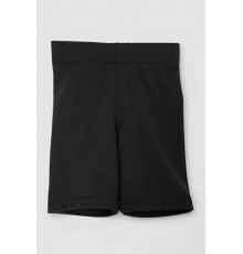 Шорты детские микродайвинг на флисе, цвет черный, 102R413