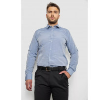 Рубашка мужская однотонная, цвет серый, 214R815