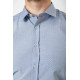 Сорочка чоловіча однотонна, колір сірий, 214R815
