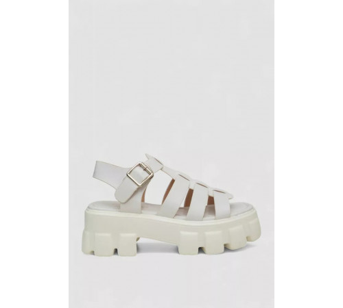 Босоножки женские, цвет белый, 243R9206