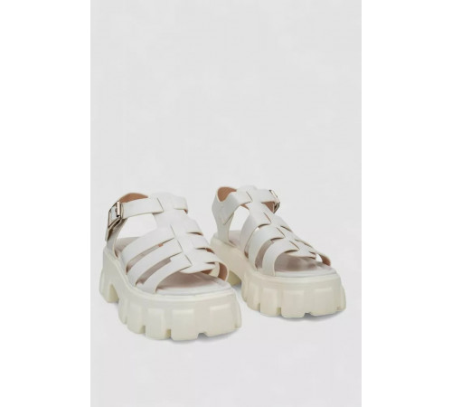 Босоножки женские, цвет белый, 243R9206