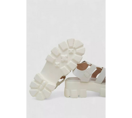 Босоножки женские, цвет белый, 243R9206