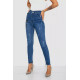 Джинси жіночі звужені, колір синій, 247R932