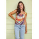 Майка жіноча, колір різнобарвний, 167R237