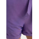 Женские шорты, с карманами и поясом, фиолетового цвета, 115R329N