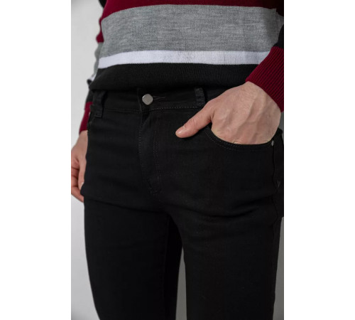 Джинсы мужские, цвет черный, 244R1035.