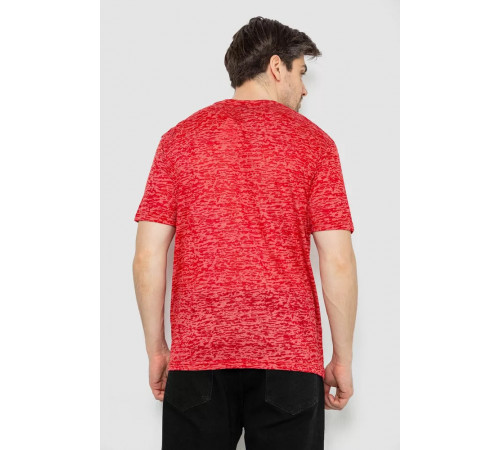 Мужская футболка с принтом, цвет красный, 244R6020