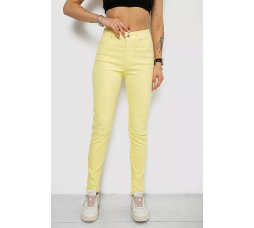 Джинси жіночі Slim Fit, колір жовтий, 182R1489S19 Джинси жіночі Slim Fit, колір жовтий, 182R1489S19