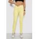 Джинси жіночі Slim Fit, колір жовтий, 182R1489S19