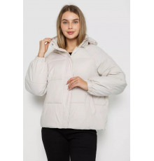 Куртка жіноча демісезонна, колір світло-бежевий, 244R2025-5