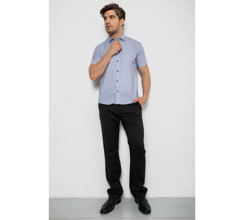 Сорочка чоловіча з коротким рукавом, колір сірий, 214R6917-16
