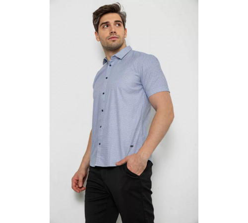Сорочка чоловіча з коротким рукавом, колір сірий, 214R6917-16
