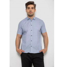 Сорочка чоловіча з коротким рукавом, колір сірий, 214R6917-16