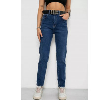 Джинсы женские Mom's, цвет синий, 182R464