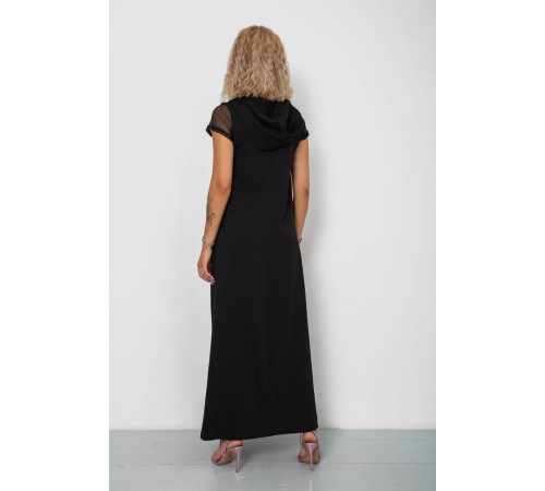 Сукня з капюшоном, колір чорний, 102R5261