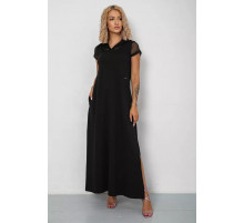 Сукня з капюшоном, колір чорний, 102R5261