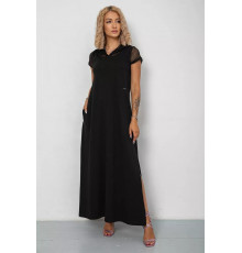 Сукня з капюшоном, колір чорний, 102R5261