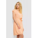 Сукня однотонна, колір персиковий, 214R0225