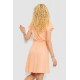Сукня однотонна, колір персиковий, 214R0225
