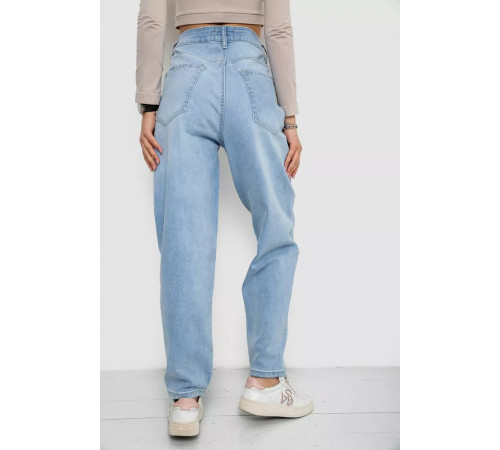 Джинси жіночі MOM, колір блакитний, 255RM578