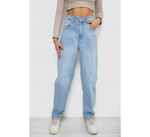 Джинси жіночі MOM, колір блакитний, 255RM578