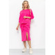 Костюм жіночий повсякденний, колір рожевий, 115R0518